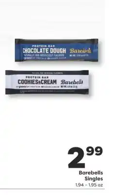 Weis Markets Barebells Singles offer