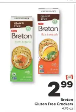 Weis Markets Breton Gluten Free Crackers offer