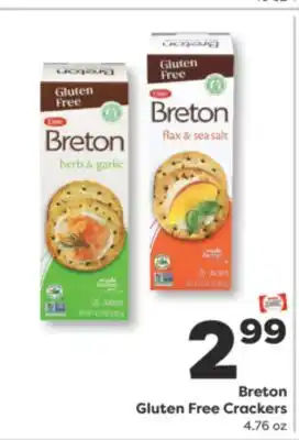 Weis Markets Breton Gluten Free Crackers offer
