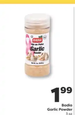 Weis Markets Badia Garlic Powder offer