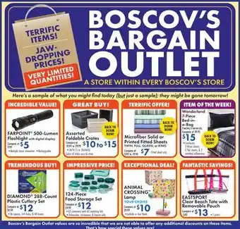 Boscov's Boscov's Bargain Outlet offer