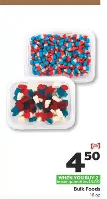Weis Markets Bulk Foods offer