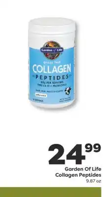 Weis Markets Garden Of Life Collagen Peptides offer