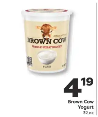 Weis Markets Brown Cow Yogurt offer