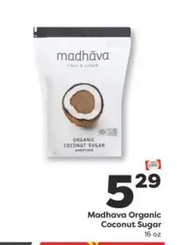 Weis Markets Madhava Organic Coconut Sugar offer