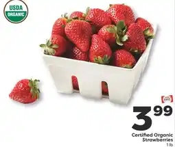 Weis Markets Organic Strawberries offer