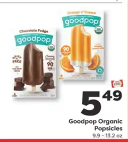 Weis Markets Goodpop Organic Popsicles offer