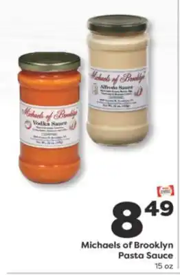 Weis Markets Michaels of Brooklyn Pasta Sauce offer
