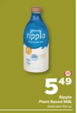 Weis Markets Ripple Plant Based Milk offer