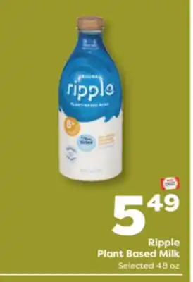 Weis Markets Ripple Plant Based Milk offer