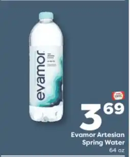 Weis Markets Evamor Artesian Spring Water offer