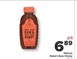 Weis Markets Nature Nate's Raw Honey offer