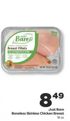 Weis Markets Just Bare Boneless Skinless Chicken Breast offer