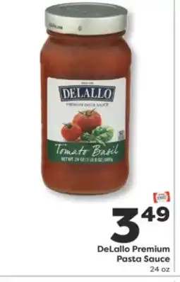 Weis Markets DeLallo Premium Pasta Sauce offer