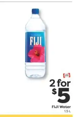 Weis Markets FIJI Water offer