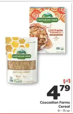 Weis Markets Cascadian Farms Cereal offer