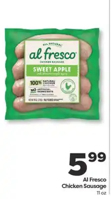 Weis Markets Al Fresco Chicken Sausage offer