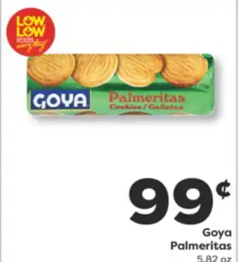 Weis Markets Goya Palmeritas offer
