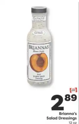 Weis Markets Brianna's Salad Dressings offer