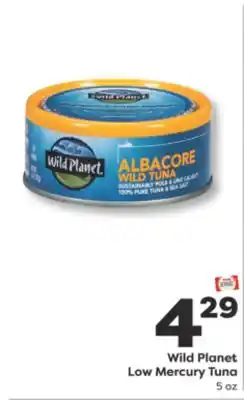 Weis Markets Wild Planet Low Mercury Tuna offer