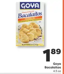Weis Markets Goya Bacalaitos offer