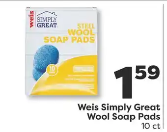 Weis Markets Weis Simply Great Wool Soap Pads offer