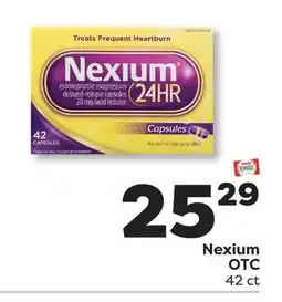Weis Markets Nexium OTC offer