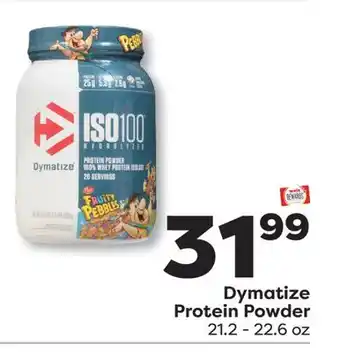 Weis Markets Dymatize Protein Powder offer