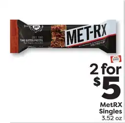 Weis Markets MetRX Singles offer