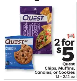 Weis Markets Quest Chips, Muffins, Candies, or Cookies offer