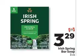Weis Markets Irish Spring Bar Soap offer