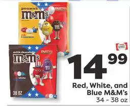 Weis Markets Red, White, and Blue M&M's offer