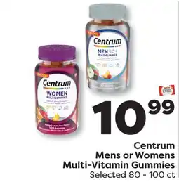 Weis Markets Centrum Mens or Womens Multi-Vitamin Gummies offer