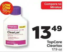 Weis Markets TopCare Clearlax offer