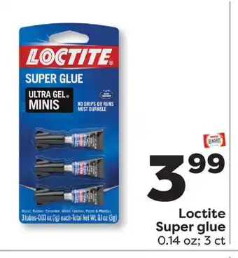 Weis Markets Loctite Super glue offer
