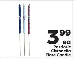 Weis Markets Patriotic Citronella Flare Candle offer