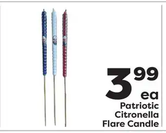 Weis Markets Patriotic Citronella Flare Candle offer
