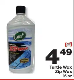 Weis Markets Turtle Wax Zip Wax offer