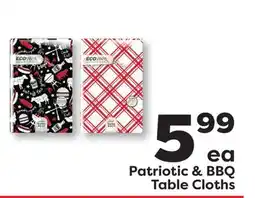 Weis Markets Patriotic & BBQ Table Cloths offer