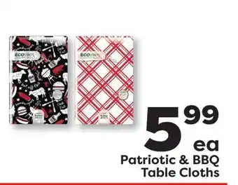 Weis Markets Patriotic & BBQ Table Cloths offer