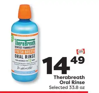 Weis Markets Therabreath Oral Rinse offer