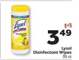 Weis Markets Lysol Disinfectant Wipes offer