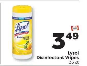 Weis Markets Lysol Disinfectant Wipes offer