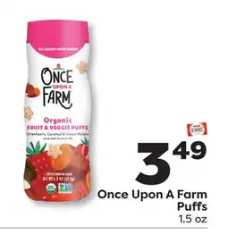 Weis Markets Once Upon A Farm Puffs offer
