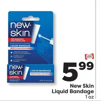 Weis Markets New Skin Liquid Bandage offer
