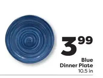 Weis Markets Blue Dinner Plate offer