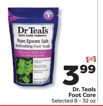 Weis Markets Dr. Teals Foot Care offer