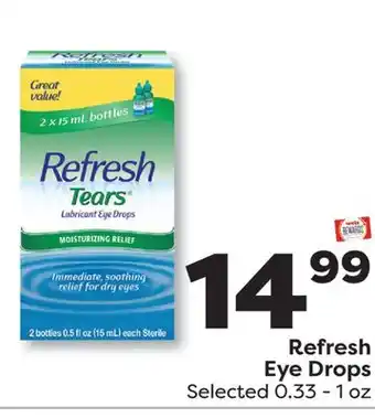 Weis Markets Refresh Eye Drops offer