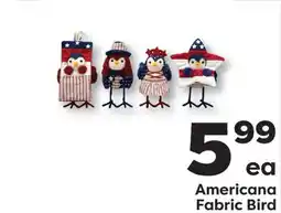 Weis Markets Americana Fabric Bird offer