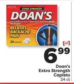 Weis Markets Doan's Extra Strength Caplets offer